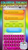Rainbow Color Keyboard Themes screenshot 1