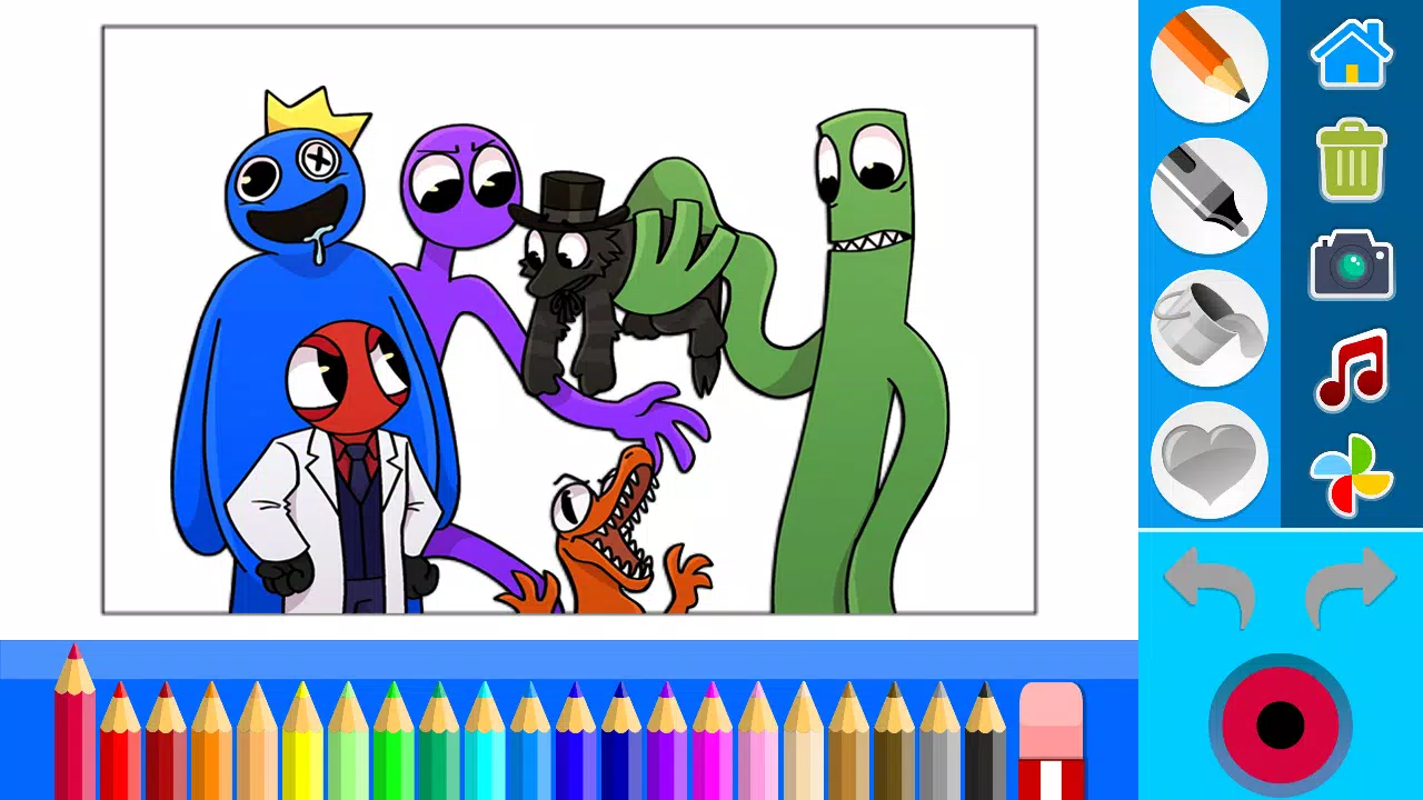 About: Rainbow Friends Coloring Book (Google Play version)