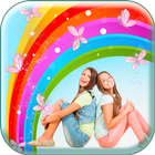 Regenbogen Foto Rahmen – Bunte Bilder Effekte Zeichen