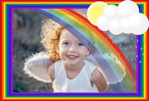 Regenbogen Foto Rahmen – Bunte Bilder Effekte Plakat