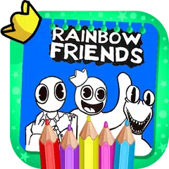 Download do APK de Rainbow Friends coloring blue para Android