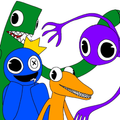 Sticker Rainbow Friend For WA
