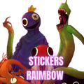 Stickers Rainbow Friend For WA