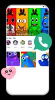 Rainbow Friends Fake Call اسکرین شاٹ 1