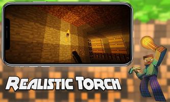 Realistic Torch Mod Minecraft ảnh chụp màn hình 2