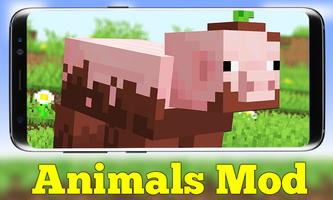 Animals Mod for Minecraft PE poster