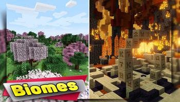 Biomes Mod for Minecraft PE الملصق