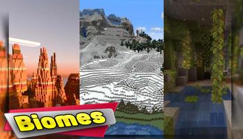 Biomes Mod for Minecraft PE تصوير الشاشة 1