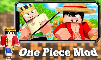 One Piece Mod for Minecraft PE Affiche