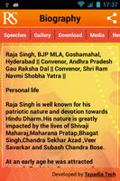 Raja Singh capture d'écran 2