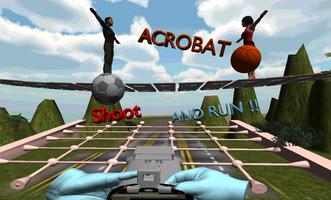 Acrobat Shoot And Run 3D Affiche