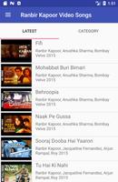 Ranbir Kapoor Video Songs plakat