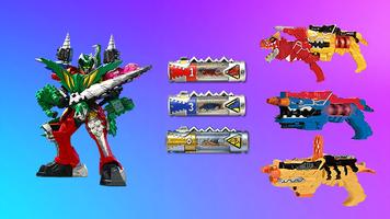 DX Ranger Power Charge Dino Cartaz