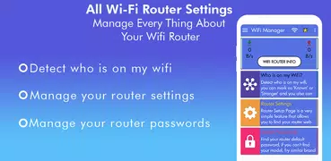 Wifi Router manager  Router settings