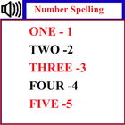 Number Spelling Audio-icoon