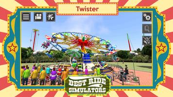 Twister - Simulation de parc d'attractions Affiche