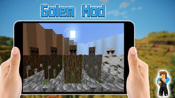 Golem Mod for Minecraft PE Affiche