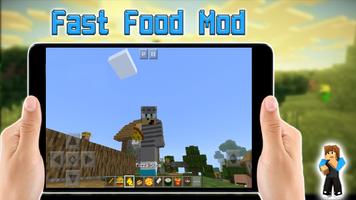 Fast Food Mod for Minecraft PE Affiche
