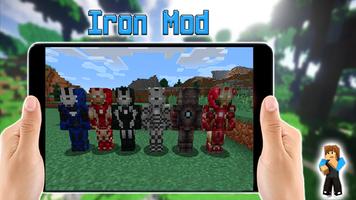 Iron Superhero for Minecraft P Affiche
