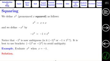 Algebra Tutorial 3 screenshot 1