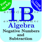 Algebra Tutorial 1B: Negative Numbers Zeichen