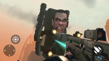Toilet Monster Takedown: FPS poster