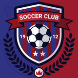 Coloriage de logo de football icône