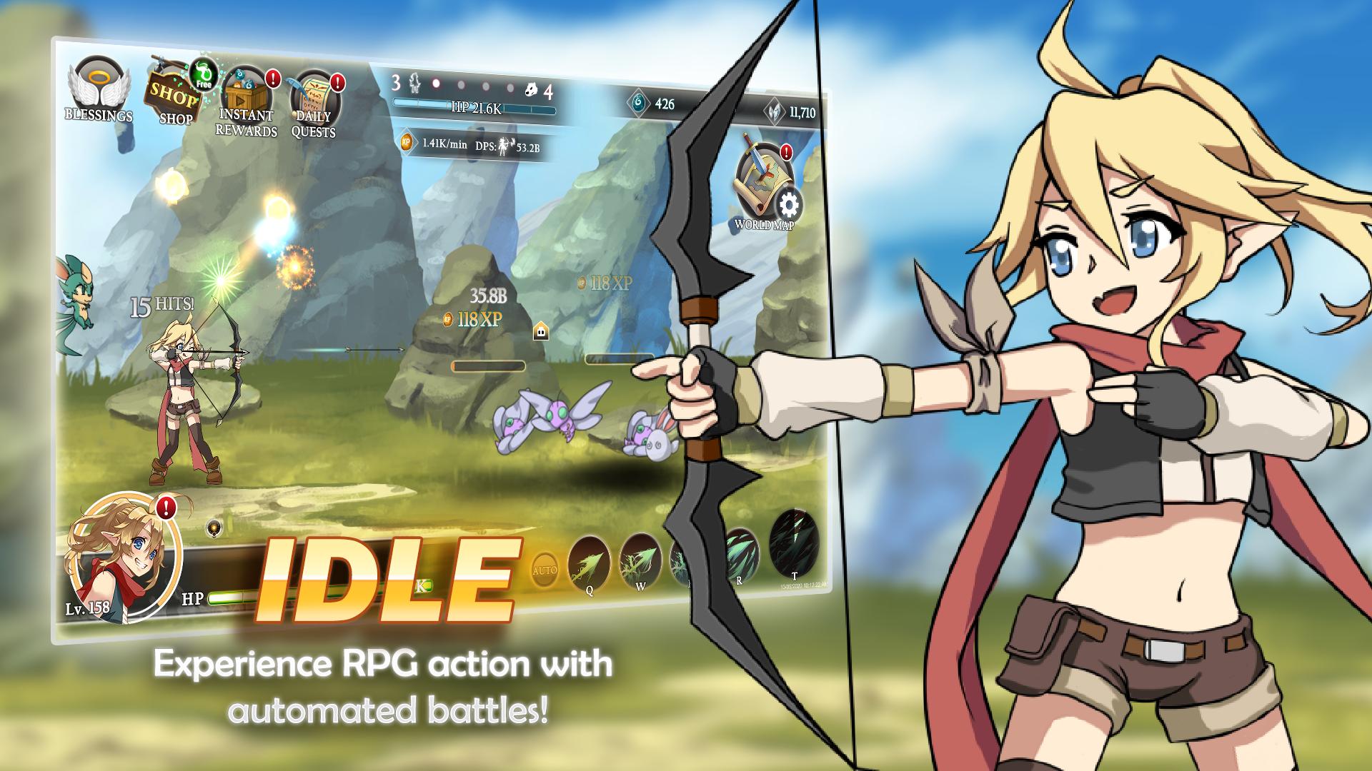 Re Archer Idle Anime Rpg For Android Apk Download