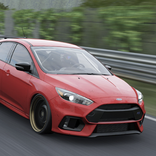 Racing Car Focus RS Driving