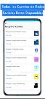 Recuperación de Cuentas : Guía captura de pantalla 1