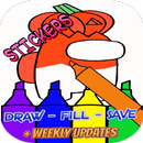Real Impostor Coloring Book Maker with Stickers APK