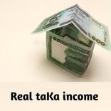 Real taka income