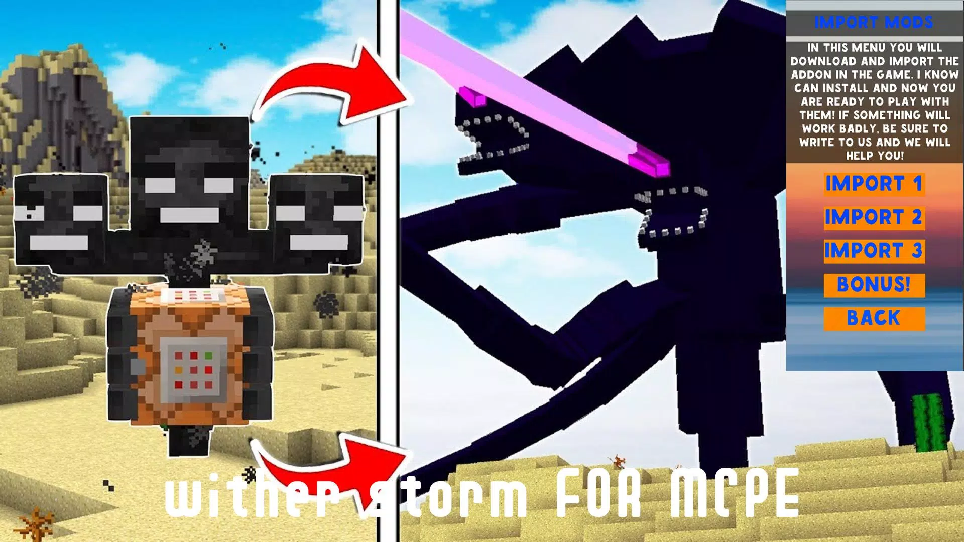 Wither Storm for Minecraft PE 2.1.1 Free Download