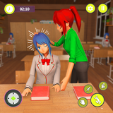 Anime Schulmädchen 3D-Sim