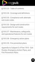 1 Schermata 29 CFR 1910 - Subpart E