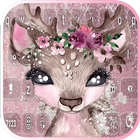 Cute Girlish Deer keyboard ícone