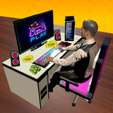 인터넷 게임 사이버 카페 sim 아이콘