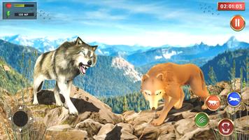 Wolf Animal Simulator Game 3d screenshot 1