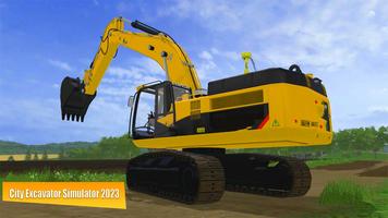 City Excavator Simulator 2023 ポスター