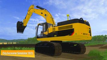 City Excavator Simulator 2023 포스터