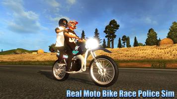 Real Moto Bike Race Police Sim Ekran Görüntüsü 1