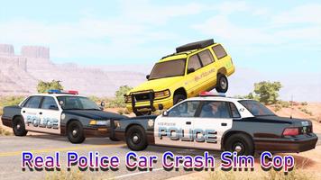 Real Police Car Crash Sim Cop syot layar 3