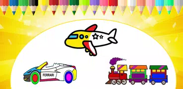Vehicle Coloring Game