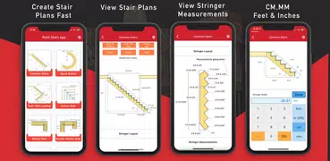 RedX Stairs - 3D Calculator