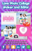 Love Photo Collage Maker and Editor Affiche