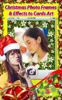 Christmas Photo Frames & Effects to Cards Art โปสเตอร์