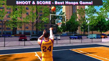 All Star Basketball Hoops Game plakat