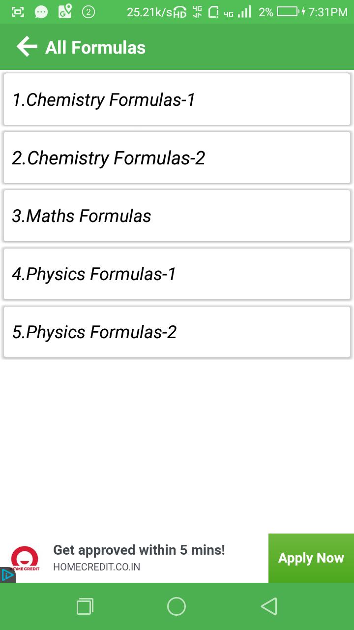 Resonance Formula Booklet Pdf For Jee Main And Advance 2020