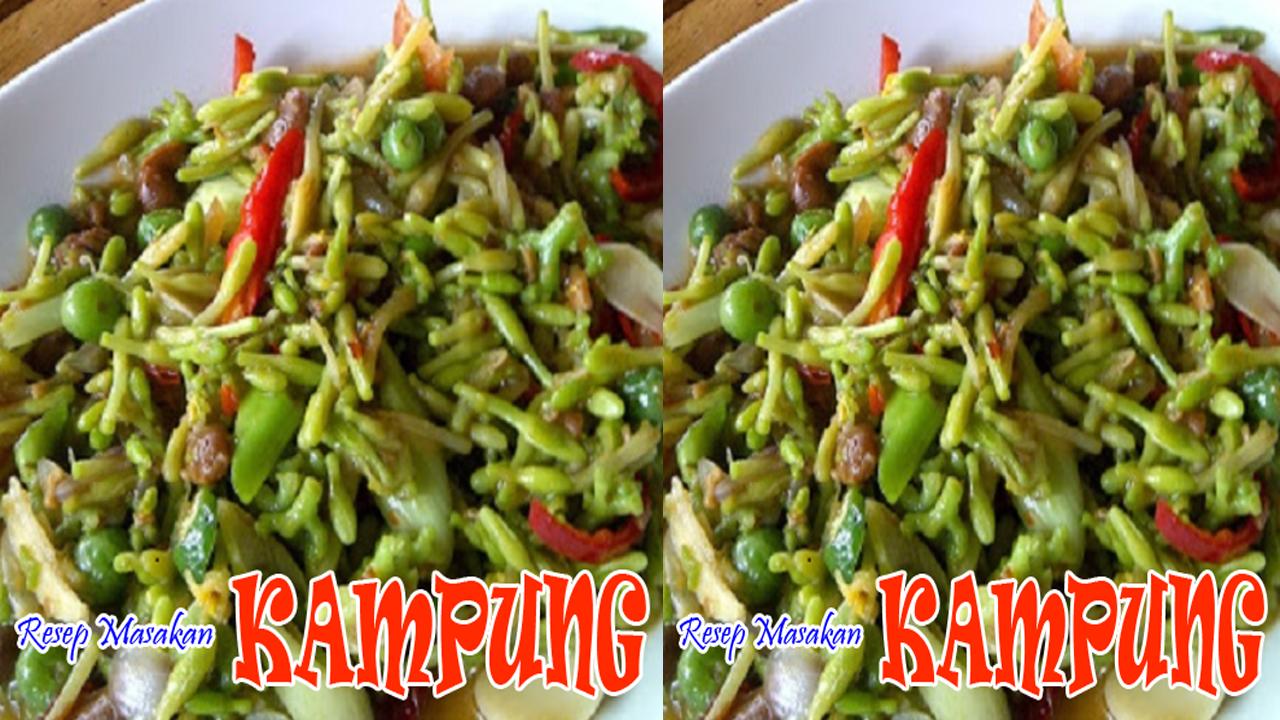 Menu masakan kampung