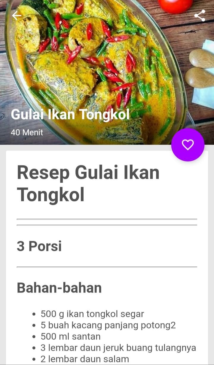 Resep Gulai Ikan Istimewa For Android Apk Download